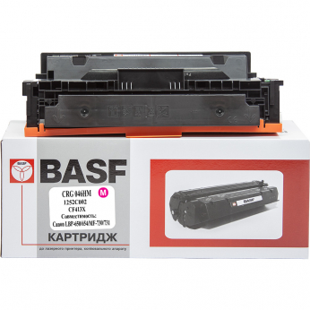 Картридж тон. BASF для Canon 046H, LBP-650/MF-730 аналог 1252C002/CF413X Magenta ( 5000 сторінок) (BASF-KT-046HM-U)