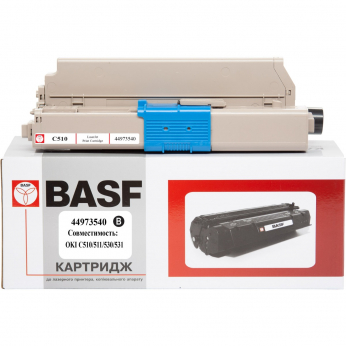 Картридж тонерный BASF для OKI C510/511/530 аналог 44973540 Black (BASF-KT-44973540)