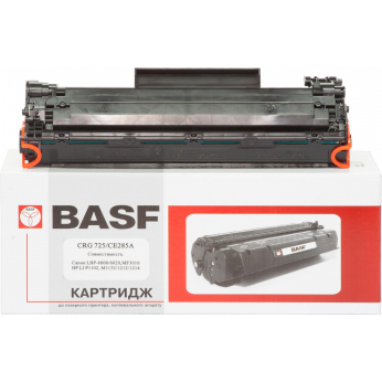 Картридж тон. BASF для HP LJ P1102/M1132/M1212, Canon 725 аналог CE285A Black ( 1600 ст.) (BASF-KT-CE285A)