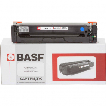 Картридж тон. BASF для HP LJ M252/M277 аналог CF401A Cyan ( 1400 ст.) (BASF-KT-CF401A)