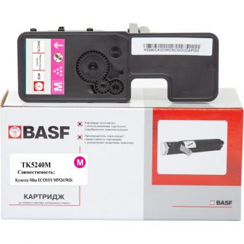 Туба с тонером BASF для KYOCERA M5526cdn/M5526cdw, TK-5240M аналог 1T02R7BNL0 Magenta (BASF-KT-1T02R