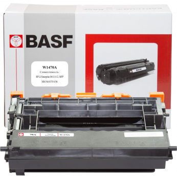 Картридж тонерный BASF для HP LJ Enterprise M611/612, MFP M634/635/636 аналог W1470A Black (BASF-KT-