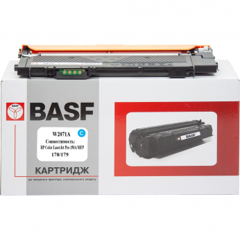 Картридж тон. BASF для HP CLJ 150/178/179 аналог W2071A Cyan ( 700 ст.) (BASF-KT-W2071A)