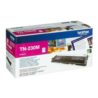 Картридж тонерный Brother TN-230 для HL-3040CN, DCP-9010CN, MFC-9120CN TN-230M 1400 ст. Magenta (TN2