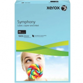 Бумага офисная Xerox SYMPHONY Pastel двухсторонняя 80г/м кв, A4, 5х50л (496L94182) цветная