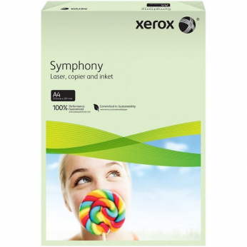 Бумага офисная Xerox SYMPHONY Pastel Green 80г/м кв, A4, 500л (003R93965) цветная
