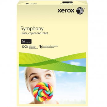 Папір офісний Xerox SYMPHONY Pastel Ivory 80г/м кв, A4, 500арк (003R93964) цветная
