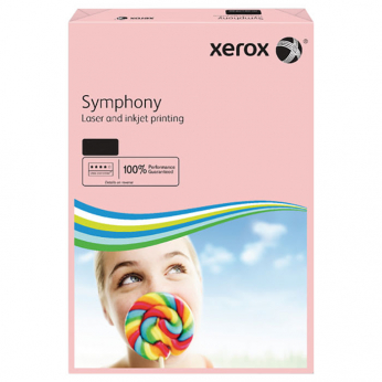 Бумага офисная Xerox SYMPHONY Pastel Salmon 160г/м кв, A4, 250л (003R93230) цветная