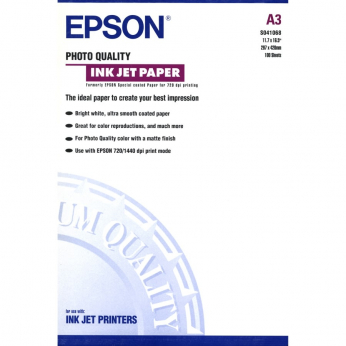 Фотопапір Epson  105г/м кв, A3, 100л (C13S041068)