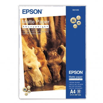 Фотобумага Epson матовая 167г/м кв, A4, 50л (C13S041256)