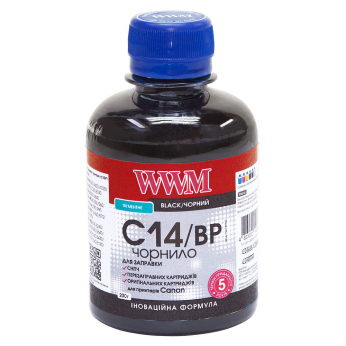 Чернила WWM для Canon PGI-450/PGI-470 200г Black Пигментные (C14/BP) светостойкие