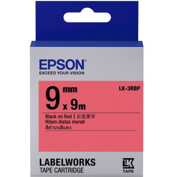 Картридж с лентой Epson для для  LW-300/400/400VP/700 Pastel Black/Red 9mm x 9m (C53S624400)