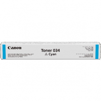 Туба з тонером Canon 034 для iRC-C1225/1225iF 7300 ст. Cyan (9453B001)