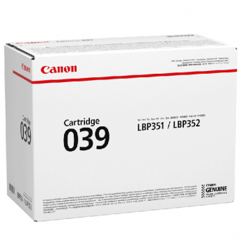 Картридж тонерный Canon 039 для LBP-351x/352x 39 11000 ст. Black (0287C001)