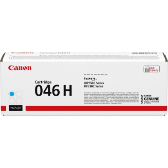 Картридж тон. Canon 046H для LBP-650/MF-730 5000 сторінок Cyan (1253C002)