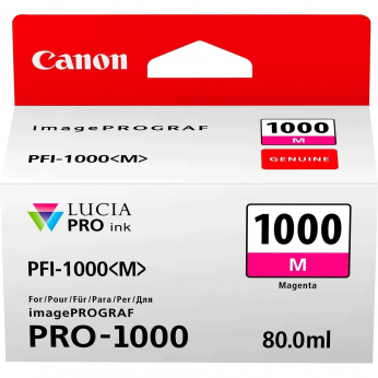 Картридж Canon для imagePROGRAF Pro-1000 PFI-1000 Magenta (0548C001)