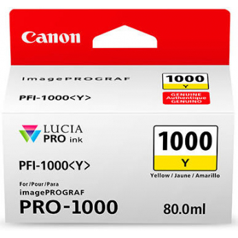 Картридж Canon для imagePROGRAF Pro-1000 PFI-1000  Yellow (0549C001)