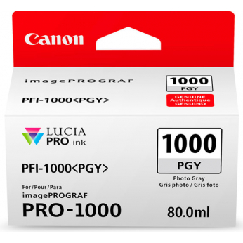 Картридж Canon для imagePROGRAF Pro-1000 PFI-1000 Photo Gray (0553C001)