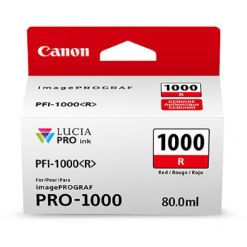 Картридж Canon для imagePROGRAF Pro-1000 PFI-1000 Red (0554C001)
