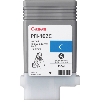 Картридж Canon для Pixma iPF500/600/700 PFI-102C Cyan (0896B001)