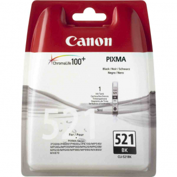 Картридж Canon для Pixma iP4700/MP560/MP640 CLI-521B Black (2933B005) блистер