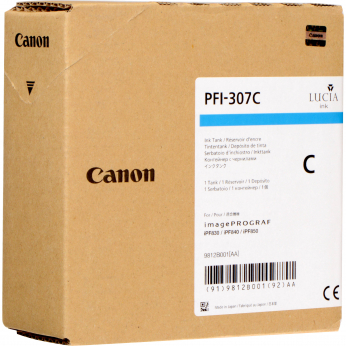 Картридж Canon для imagePROGRAF iPF830/iPF840/iPF850 PFI-307 Cyan (9812B001AA)