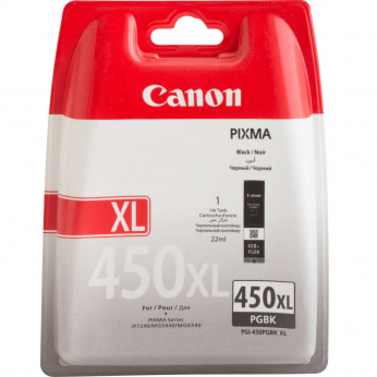 Картридж Canon для Pixma MG5440/MG6340/iP7240 PGI-450Bk XL Black (6434B001)