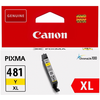 Картридж Canon для Pixma TS6140/TS8140 CLI-481XL Y Yellow (2046C001)