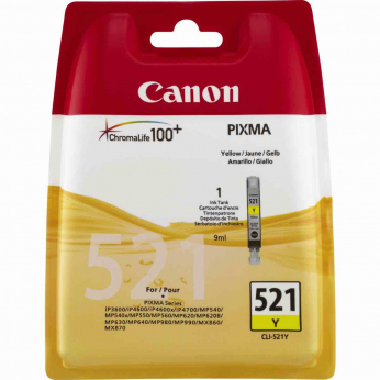 Картридж Canon для Pixma iP4700/MP560/MP640 CLI-521Y Yellow (2936B004)