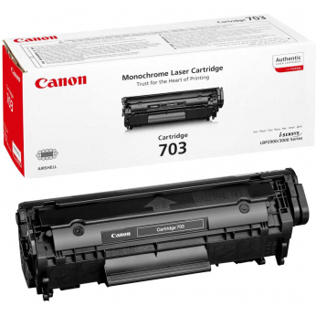Картридж тон. Canon 703 для LBP-2900/3000, HP LJ 1010/1020/1022 2000 ст. Black (7616A005)