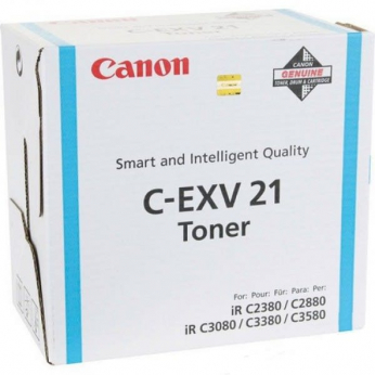 Туба с тонером Canon C-EXV21 для iRC-2880/2880i/3380/3380i C-EXV21 14000 ст. Cyan (0453B002)