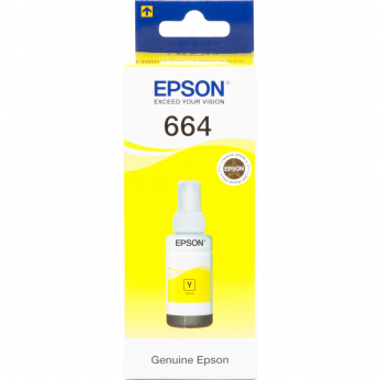 Контейнер с чернилами Epson для L110/L210/L300 664 70мл Yellow (C13T66444A)