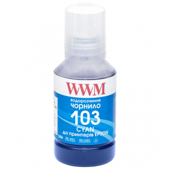 Чернила WWM 103 для Epson L3100/3110/3150 140г Cyan (E103C)