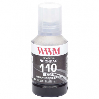Чернила WWM E110 для Epson M1100/M1120 140г Black Пигментные (E110BP)