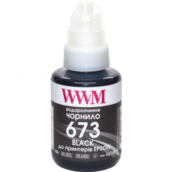 Чорнило WWM 673 для Epson L800 140г Black (E673B)