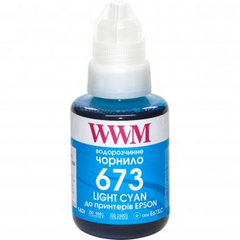 Чорнило WWM 673 для Epson L800 140г Light Cyan (E673LC)