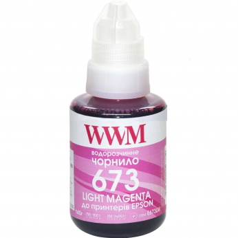 Чернила WWM 673 для Epson L800 140г Light Magenta (E673LM)