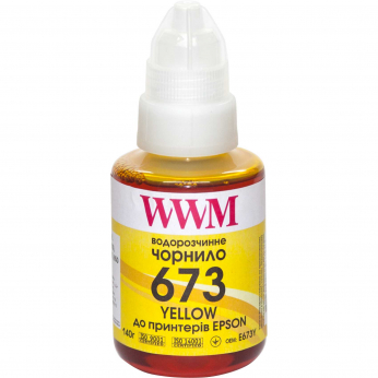 Чернила WWM 673 для Epson L800 140г Yellow (E673Y)