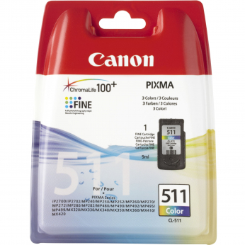 Картридж Canon для Pixma MP230/MP250/MP270 CL-511C Color (2972B007)
