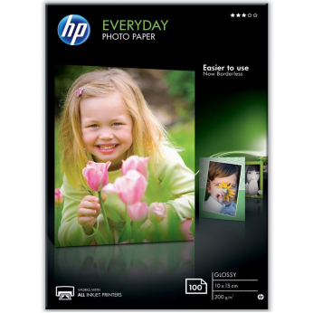 Фотопапір HP  глянсовий 200г/м кв, 10 x 15 см, 100л (CR757A)