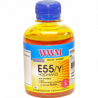 Чернила WWM для Epson Stylus Photo R800/R1800 200г Yellow Водорастворимые (E55/Y) светостойкие