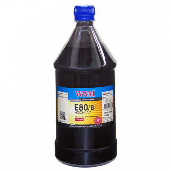 Чернила WWM для Epson L800 1000г Black Водорастворимые (E80/B-4) светостойкие