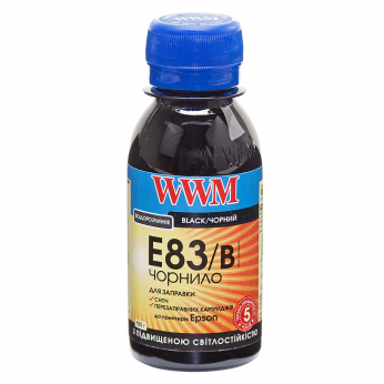 Чернила WWM для Epson Stylus Photo T50/P50/PX660 100г Black Водорастворимые (E83/B-2) светостойкие