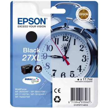 Картридж Epson для WF-7620 27XL Black (C13T27114020) повышенной емкости