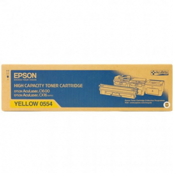 Картридж тонерный Epson для Aculaser C1600/CX16 0554 2700 ст. Yellow (C13S050554)