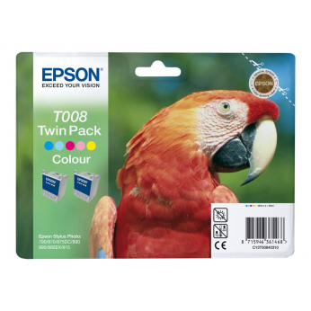 Комплект струйных картриджей Epson для Epson Stylus Photo 870 Color (C13T00840310) двойная упаковка
