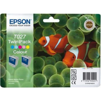 Комплект струйных картриджей Epson для Stylus Photo 810 Color (C13T02740310) двойная упаковка