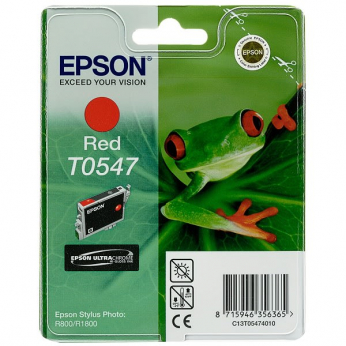 Картридж Epson для Stylus Photo R800/R1800 Red (C13T05474010)