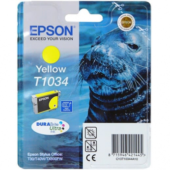 Картридж Epson для Stylus Office TX550W/510FN/600FW Yellow (C13T10344A10)