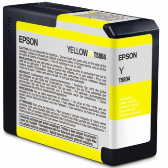 Картридж Epson для Stylus Pro 3800 Yellow (C13T580400)